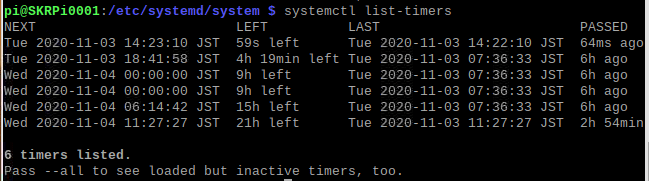 Systemd Timerについて調べた事を記事にしておく そう備忘録